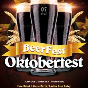 Oktoberfest Psd Flyer Template1