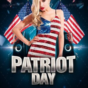 Patriot Day Psd Flyer Template
