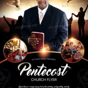 Pentecost Church Psd Flyer Template
