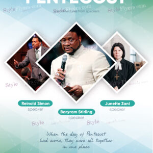 Pentecost Psd Flyer Template