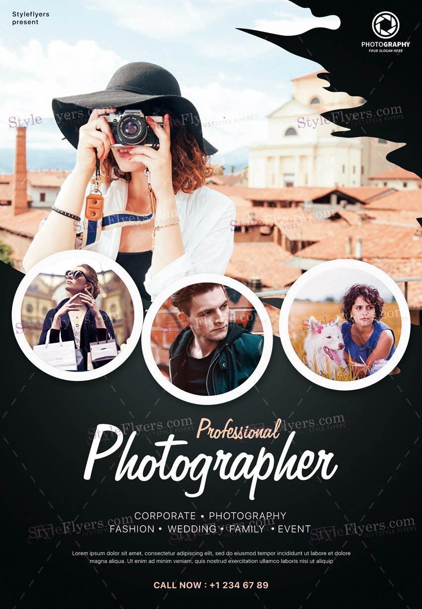 Photographer Psd Flyer Template