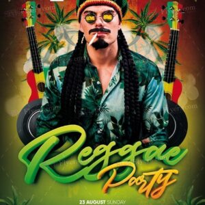 Reggae Partyl Psd Flyer Template