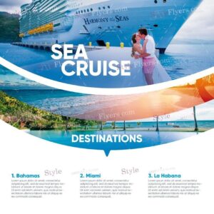 Sea Cruise Psd Flyer Template