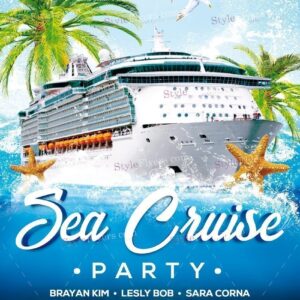 Sea Cruise Party Psd Flyer Template
