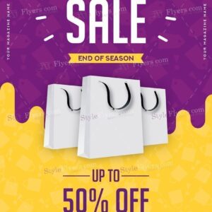 Seasonal Sale Psd Flyer Template