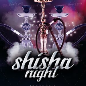 Shisha Night Psd Flyer Template1
