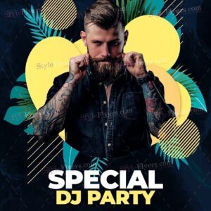 Special Dj Party Flyer Template