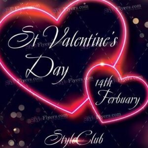 St Valentines Day Psd Flyer Template