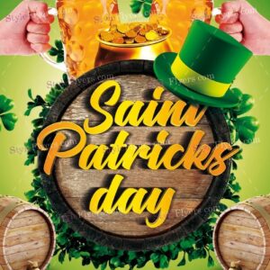 St. Patricks Day Psd Flyer Template