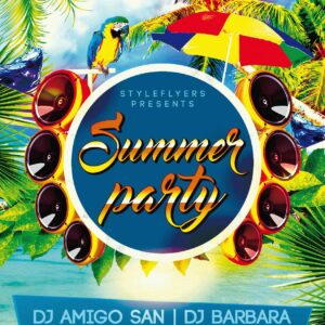 Summer Party Psd Flyer Template1
