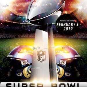 Super Bowl Psd Flyer Template1