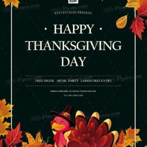 Thanksgiving Day Psd Flyer