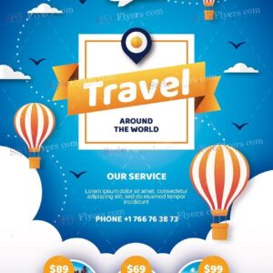 Travel Psd Flyer Template