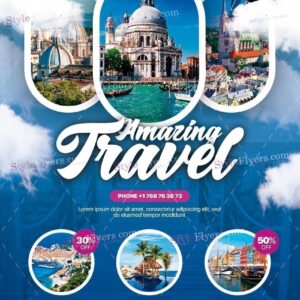 Travel Psd Flyer Template1