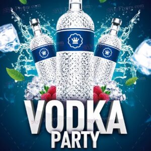 Vodka Party Psd Flyer Template