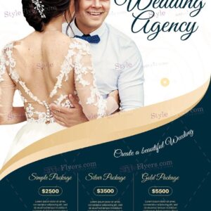 Wedding Agency Psd Flyer Template
