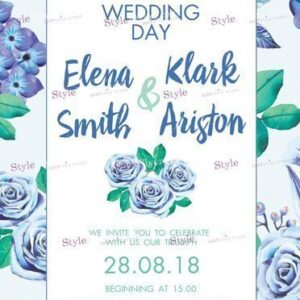 Wedding Day Psd Flyer Template
