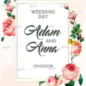 Wedding Day Psd Flyer Template1