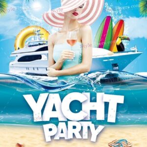 Yacht Party Psd Flyer