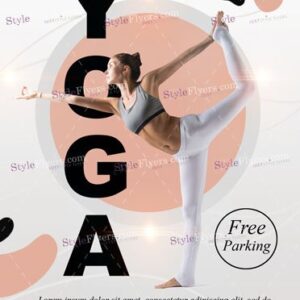 Yoga Psd Flyer Template