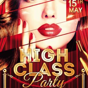 High Class Party Psd Flyer Template
