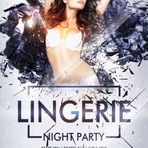 Lingerie Night Party Flyer