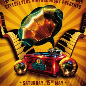 Vintage Night Psd Flyer Template