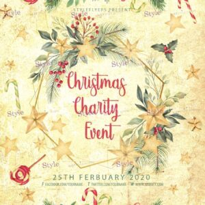 Сhristmas Сharity Event Psd Flyer Template