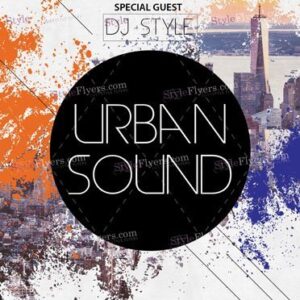 Urban Sound Psd Flyer Template