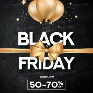 Black Friday Sale Psd Flyer