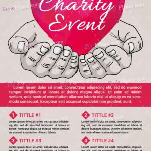 Charity Event Psd Flyer Template