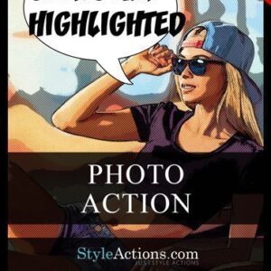 Comic Art Highlightened Photoshop Action