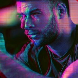 Cyberpunk Glitch Effect Photoshop Action