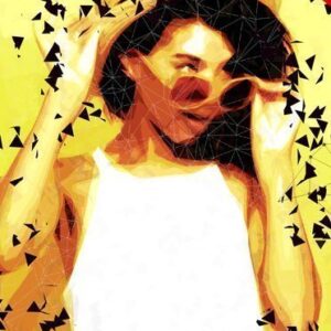 Geometric Polygon Photoshop Action