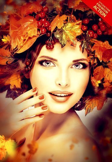 Hello Autumn Photoshop Action