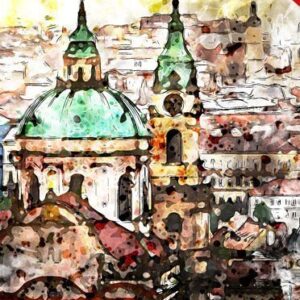 Architecture Watercolors Photoshop Action