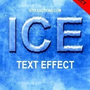 Ice Text Effect Ps Action