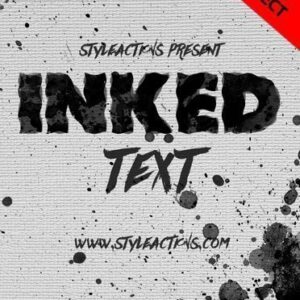Inked Photoshop Action