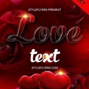 Love Text Effect Photoshop Action
