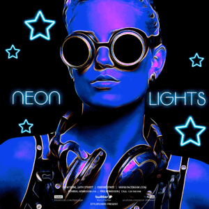 Neon Lights Animated Instagram Template