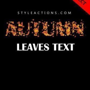 Autmn Leaves Text Action