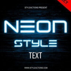 Neon Styles Photoshop Action