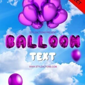 Balloon Photoshop Action