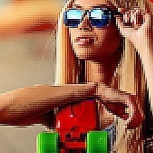 Pixels Poster Photoshop Action