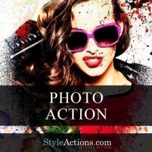 Spray Paint Photoshop Action