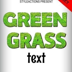 Green Grass Text Effect
