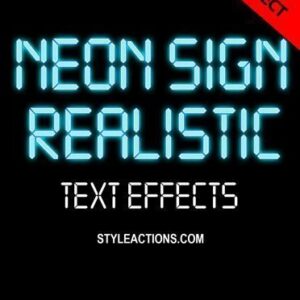 Neon Sign Realistic Text Effects