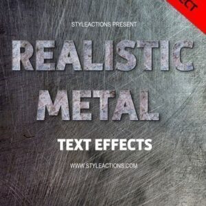 Realistic Metal Text Effects