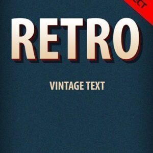 Retro Vintage Text Effects
