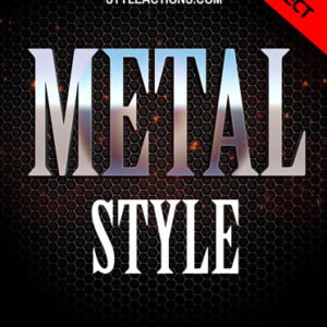 Text Metal Style